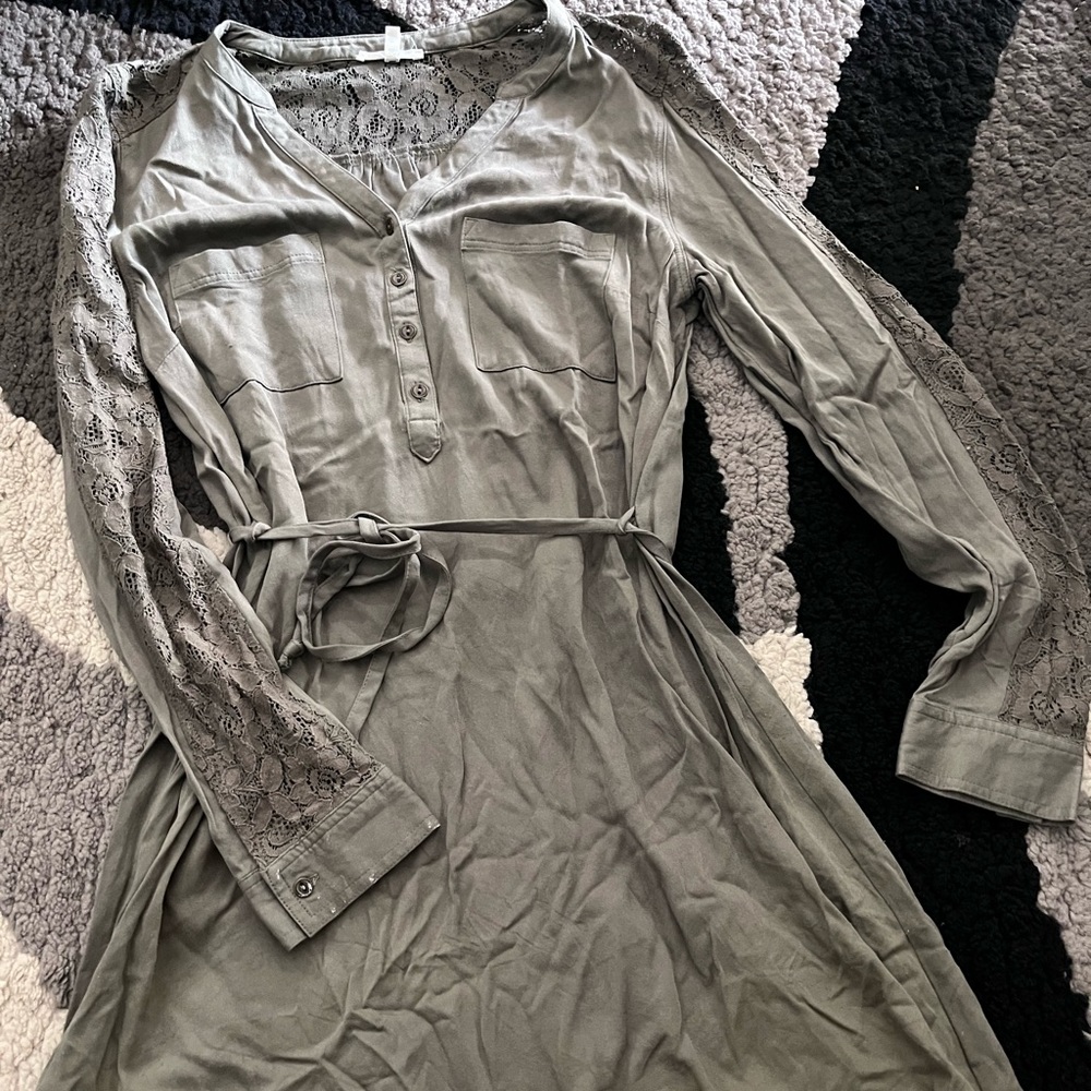 Olive casual dress